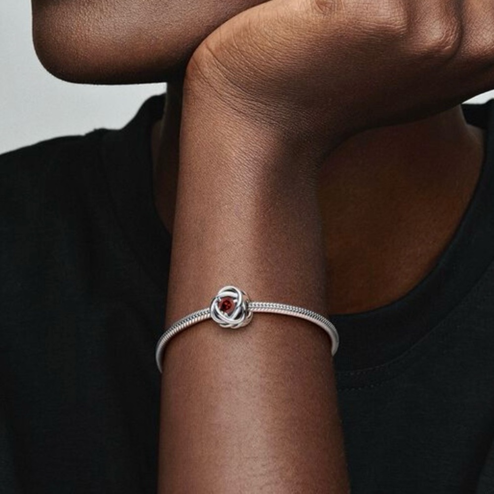 PANDORA January Red Eternity Circle Charm
Sterling silver *NEW - Picture 3 of 4